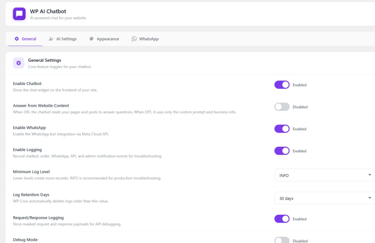 Client project 1 desktop view