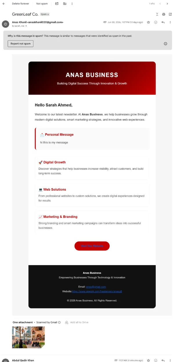 Client project 1 mobile view