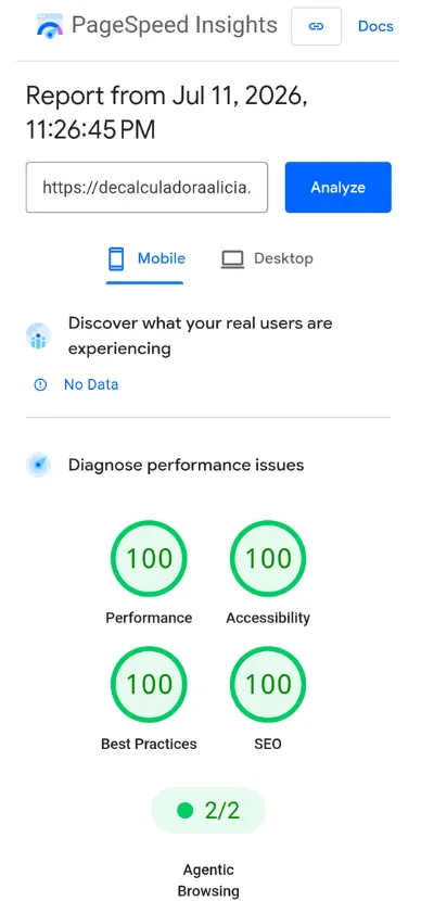 Client project 1 mobile view