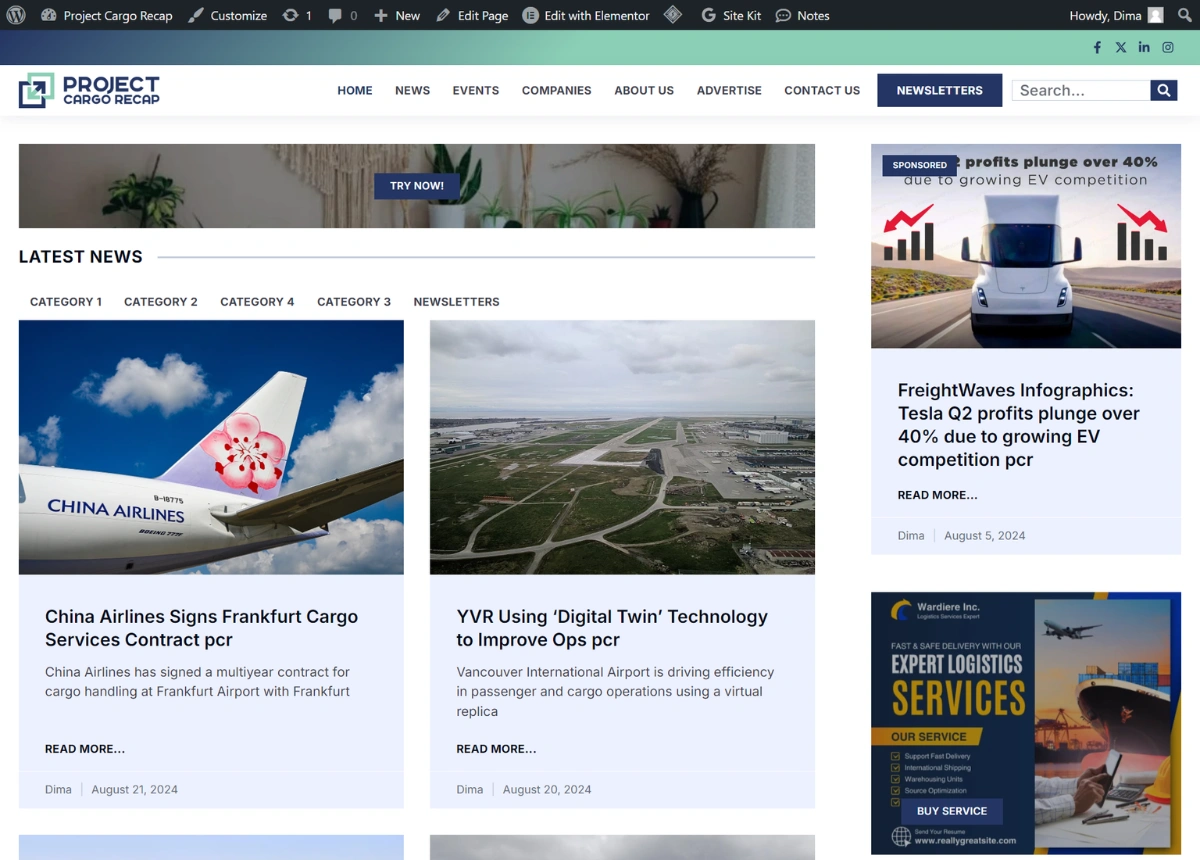 Project Cargo Recap Logistics News